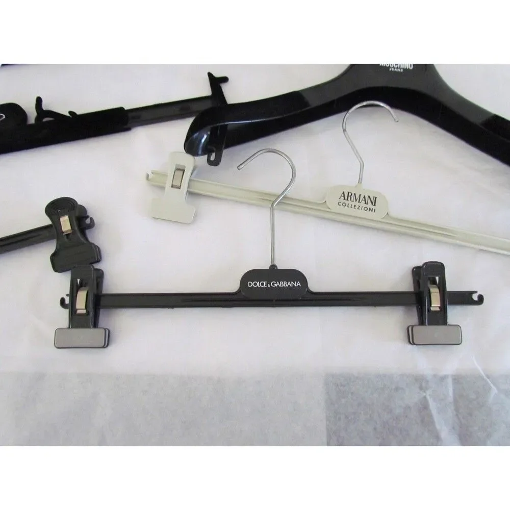 Vintage Y2K Luxury Designer Hangers Lot Armani Valentino Garavani Moschino D&G